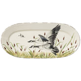 Wildlife Geese Small Oval Platter